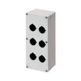 Elfin Push-button enclosure, 6 hole Ø 22, 92x205x70mm - Rubicon Partner Portal